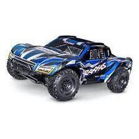 TRAXXAS MAXX SLASH 4WD ELECTRIC SHORT COURSE RC TRUCK BLUE 102076-4BLUE