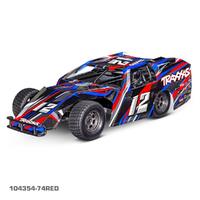 TRAXXAS SLASH MODIFIED DIRT OVAL RACER (BL-2S) - RED