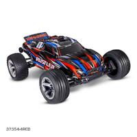 TRAXXAS RUSTLER 2WD BL2S HD - RED