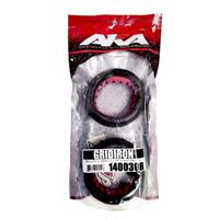 AKA GRIDIRON 1/8 SUPER SOFT LONG WEAR BUGGY TYRES WITH RED INSERTS, 2PCS