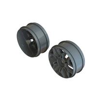 ARRMA 1/8 BUGGY WHEEL 17MM HEX GUN METAL, 2PCS, AR510127
