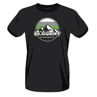 ELEMENT RC CIRCLE MOUNTAINS T-SHIRT, BLACK, XL