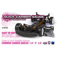 HUDY GRAPHITE QUICK CAMBER GAUGE 1.5  ° 2  ° 2.5  ° FOR 1/10 TC - HD107750