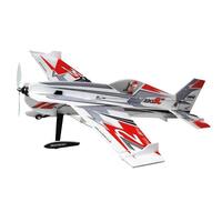 MULTIPLEX EXTRA 330SC INDOOR RC PLANE KIT, RED AND SILVER - MPX1-00645