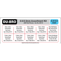 2.0 / 2.5MM HARDWARE ASSORTMENT KIT (288 PCS SET)