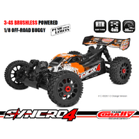TEAM CORALLY - SYNCRO-4 - RTR - ORANGE - BRUSHLESS POWER 3- 4S - NO BATTERY - NO CHARGER