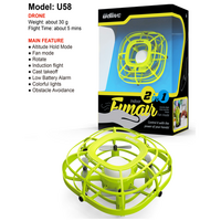 UDIRC U58 GESTURE CONTROL DRONE , CAST TAKEOFF , ROTATE , OBSTACLE AVOIDANCE , ALTITUDE HOLD & LOW BATTERY ALARM (OUTER 16)